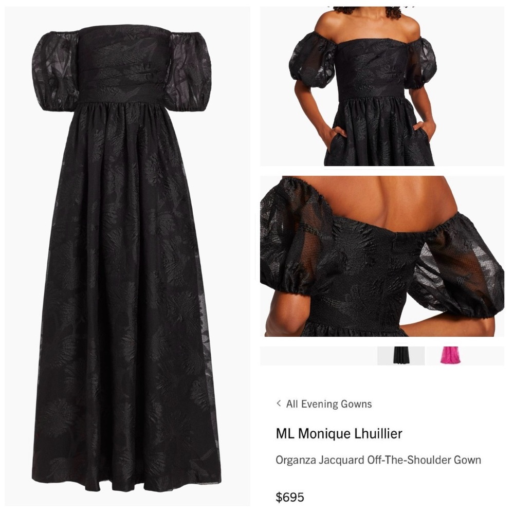 NWT Monique Lhuillier size 12 gown